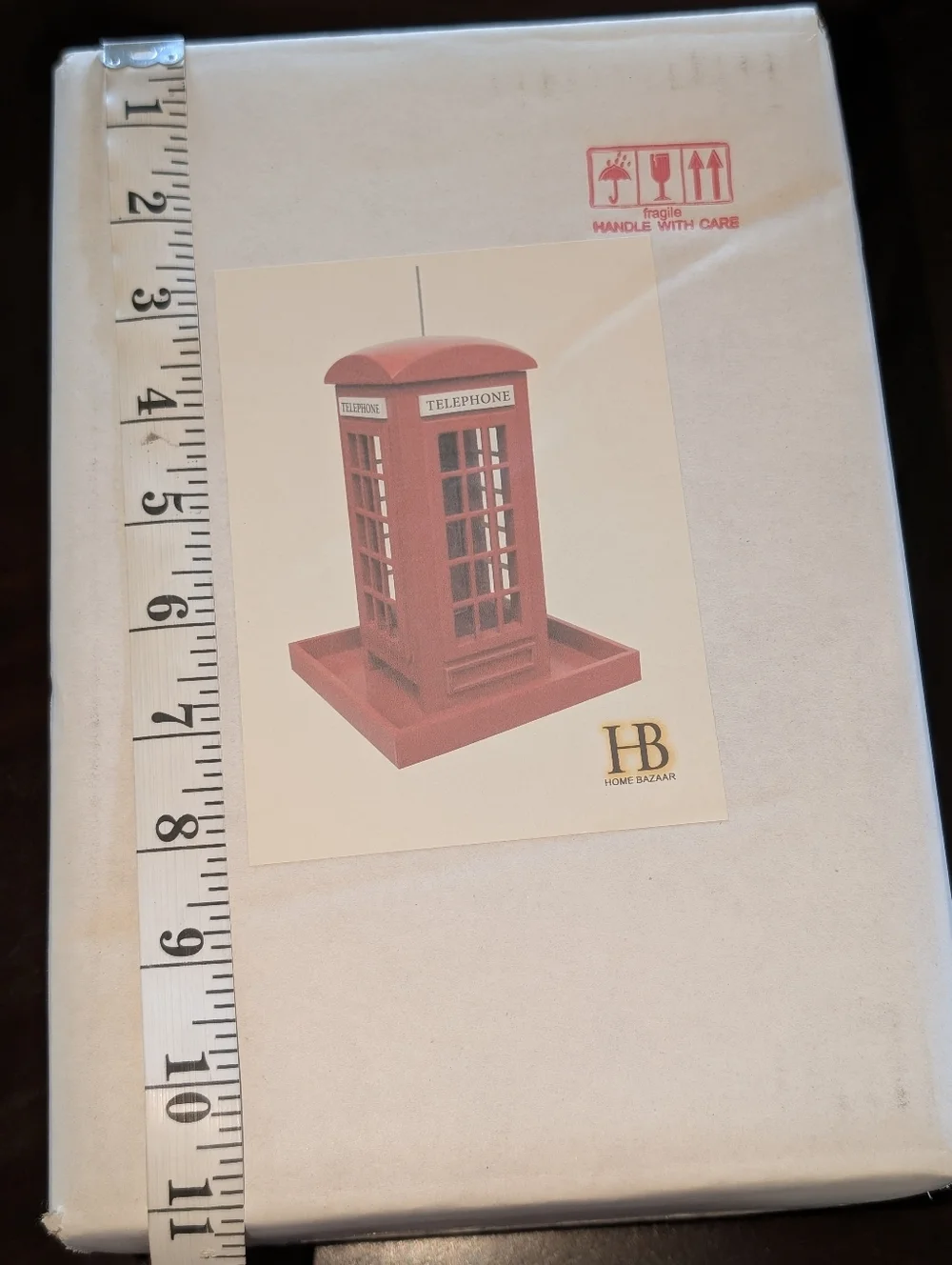 Phone Booth Bird Feeder